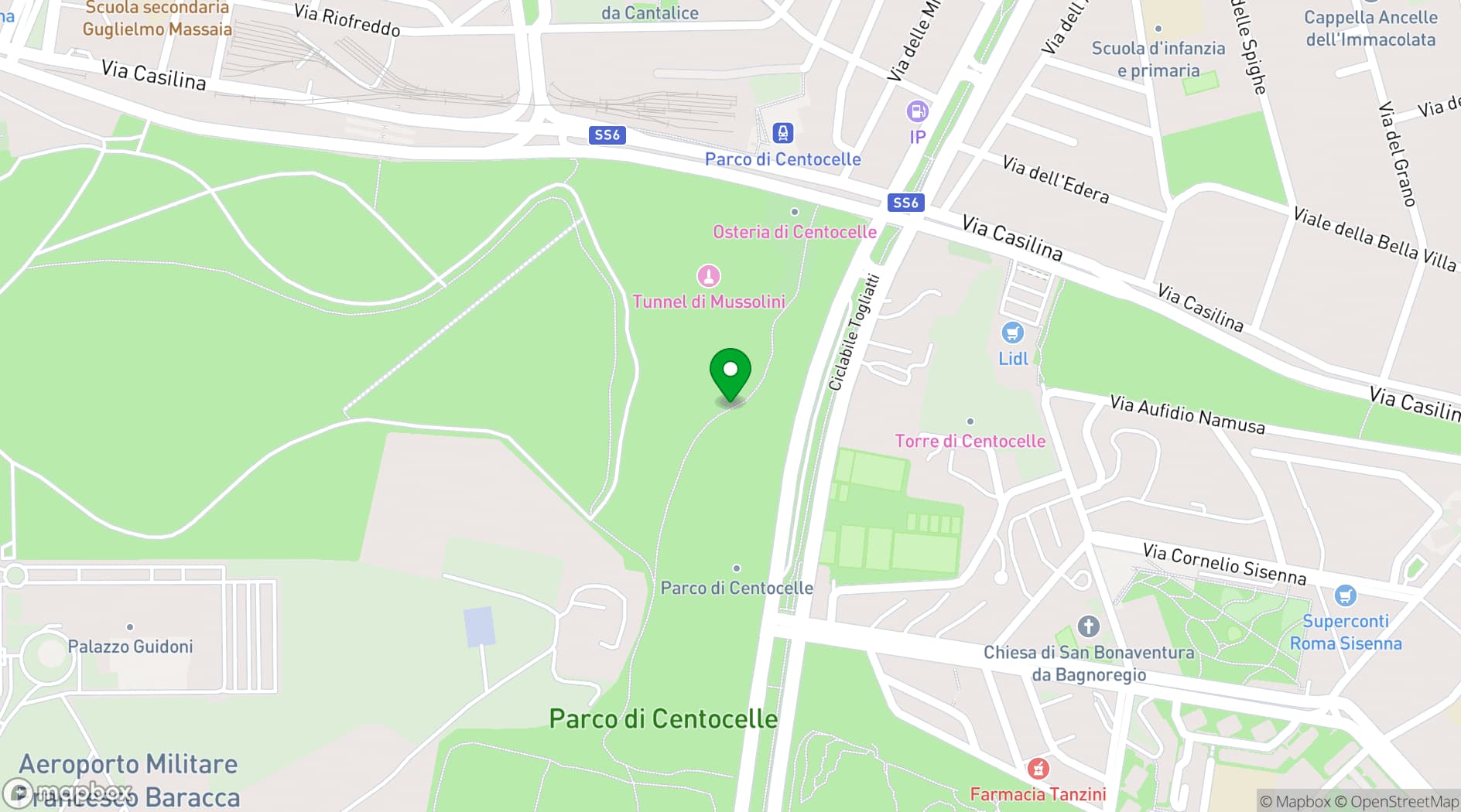Map showing Radisson Collection Hotel, Palazzo Touring Club Milan