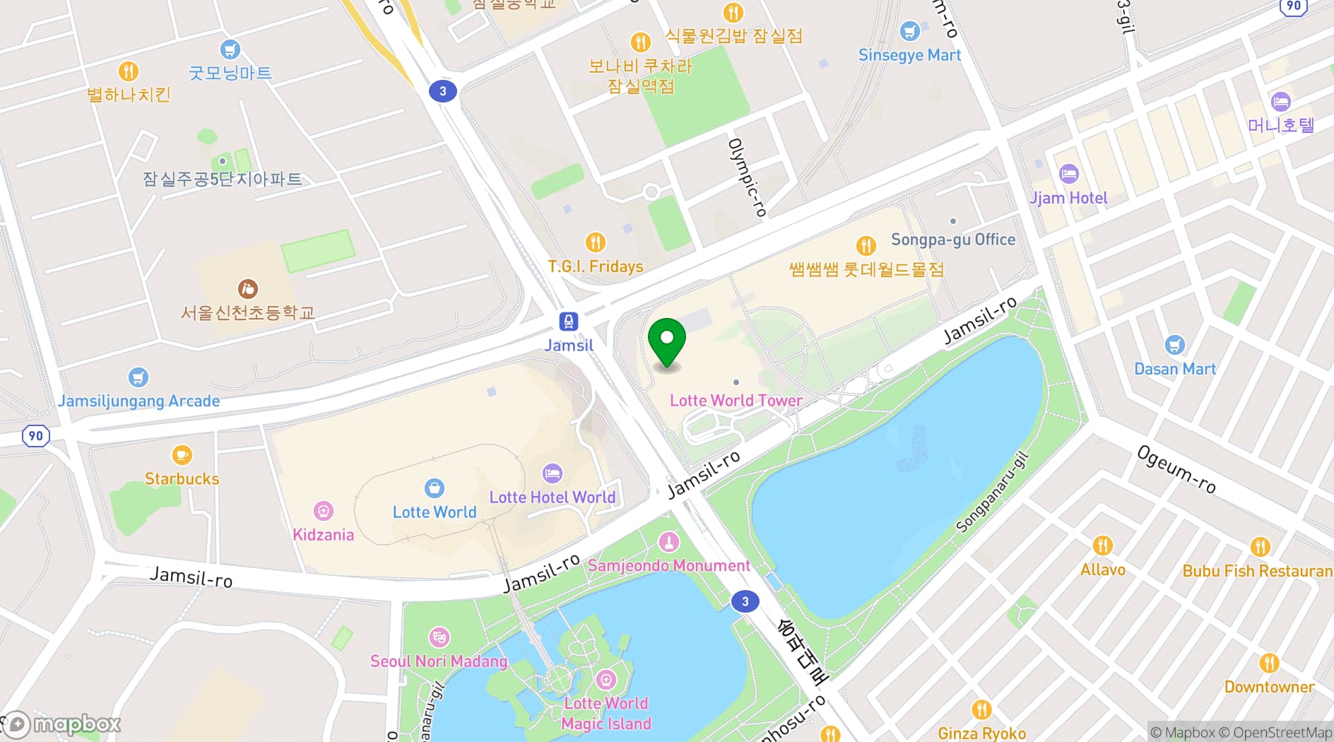 Map showing SKY31 Convention