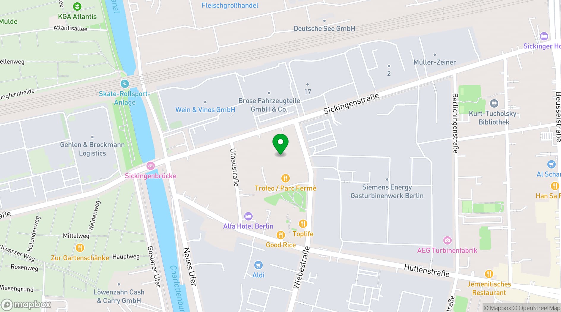 Map showing Classic Remise