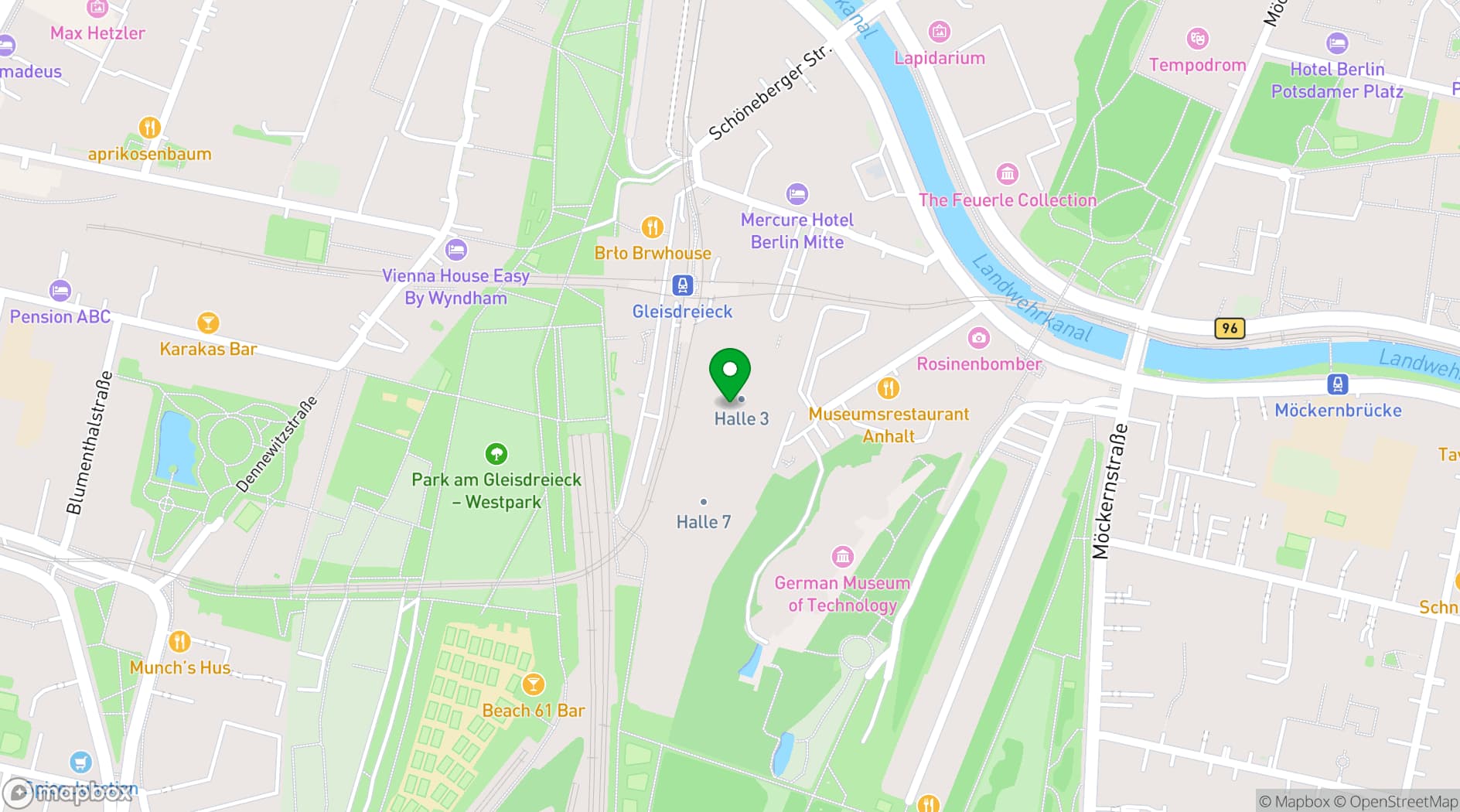Map showing STATION-Berlin