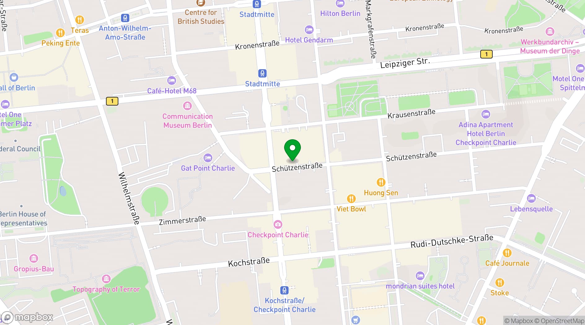 Map showing LVL World of Gaming - Berlin