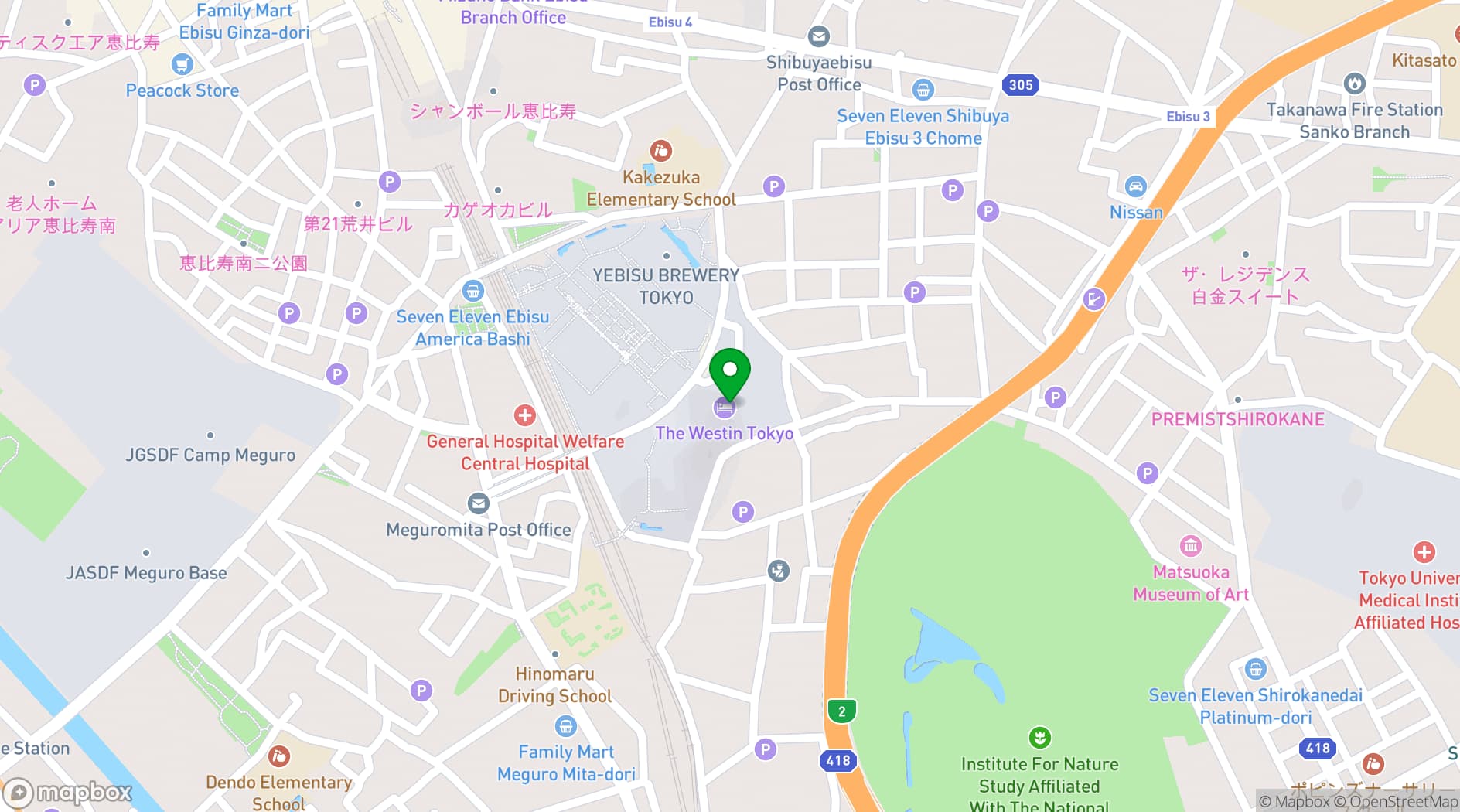Map showing Sky Bar Escalier