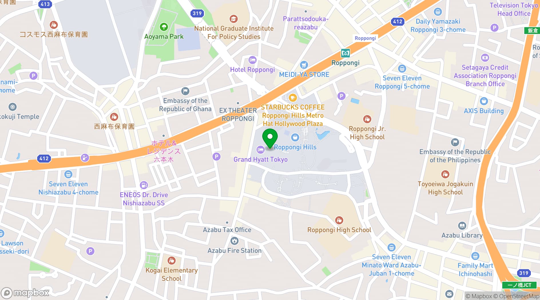 Map showing Maduro Bar
