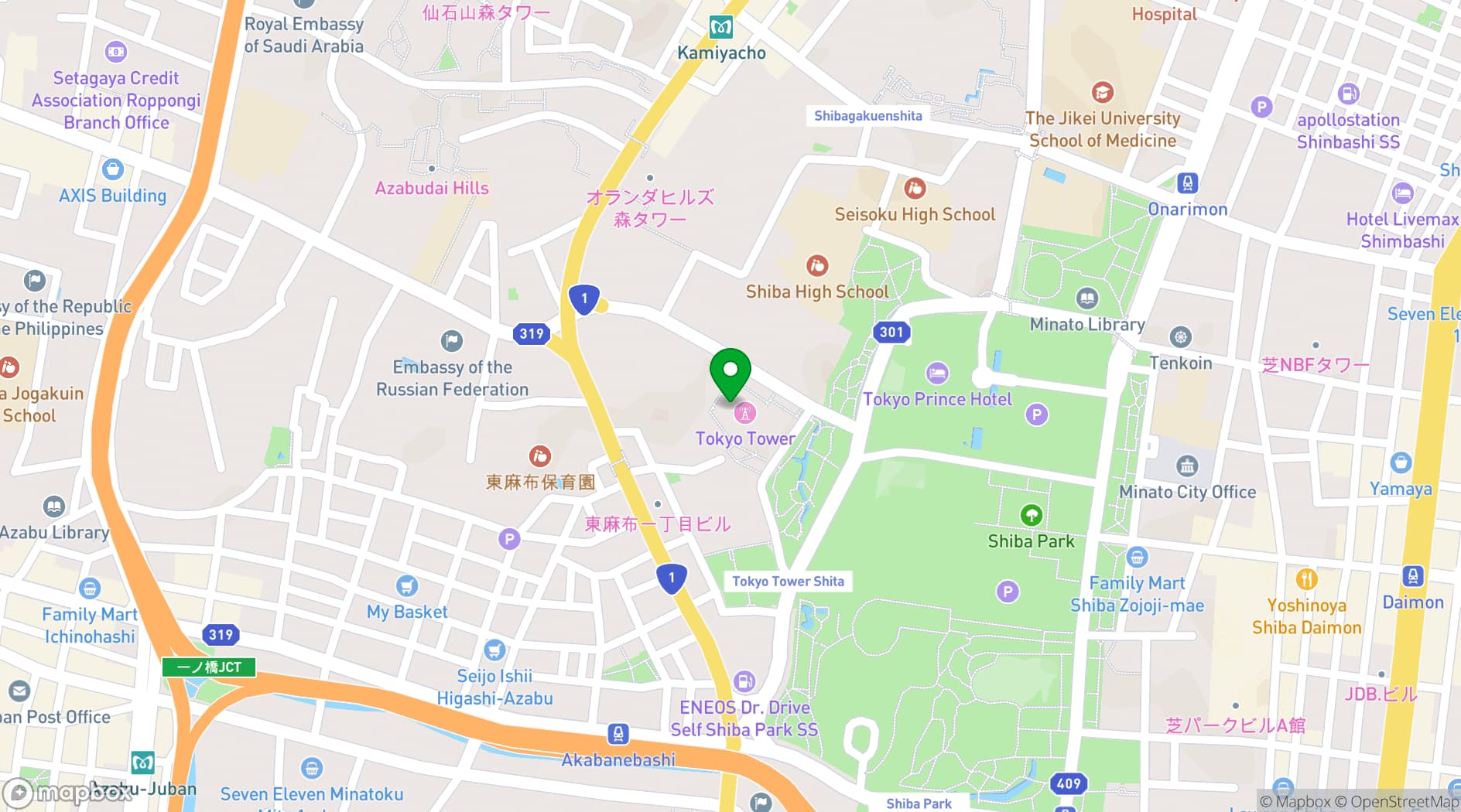 Map showing Foot Town