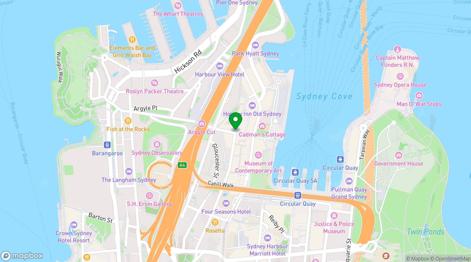 Map showing Watersedge at Campbell's Stores