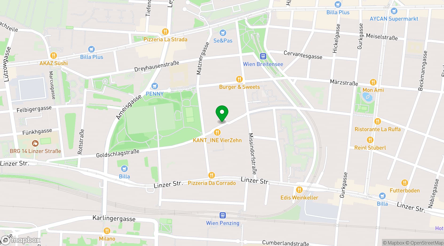 Map showing CUBE14