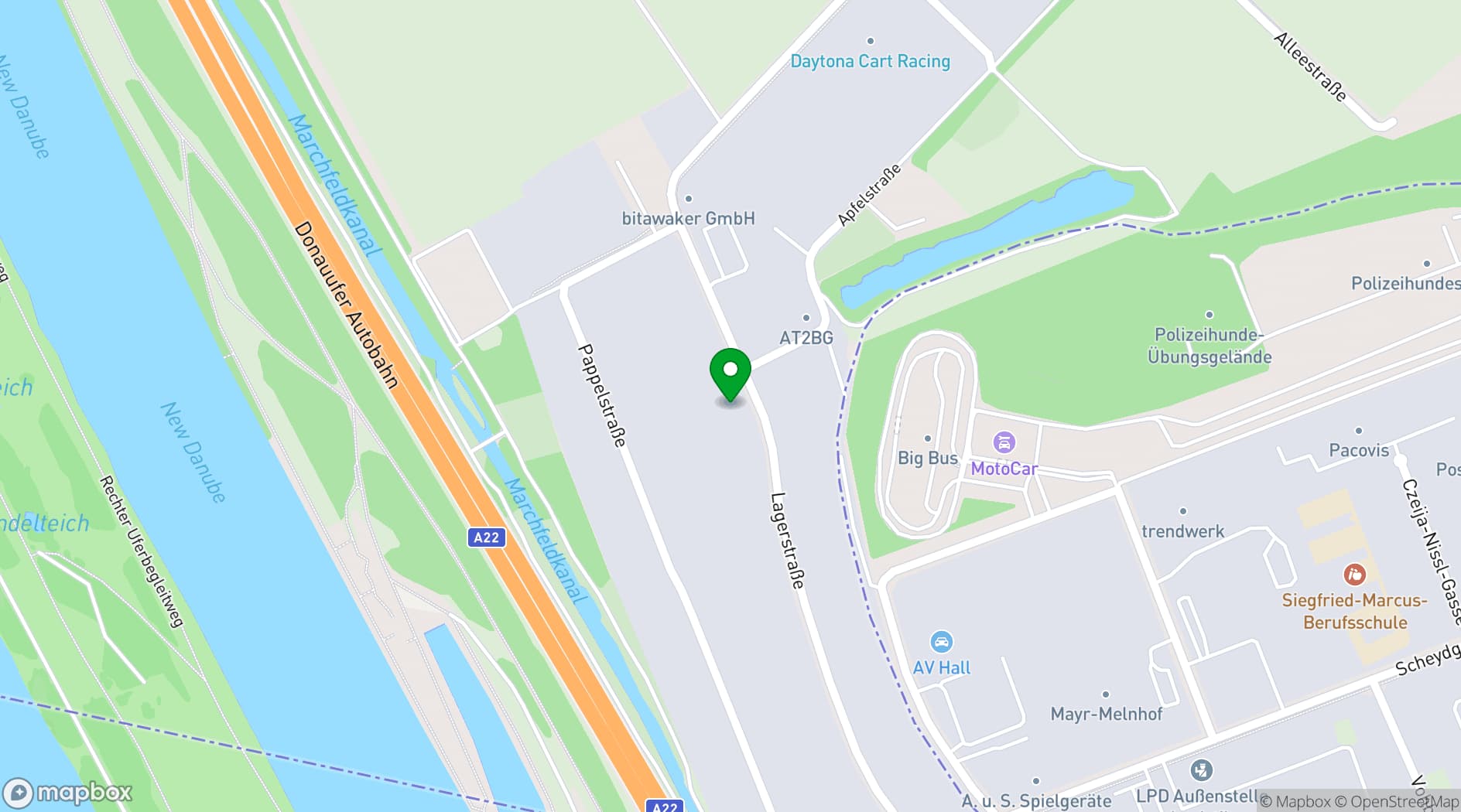 Map showing White Palace