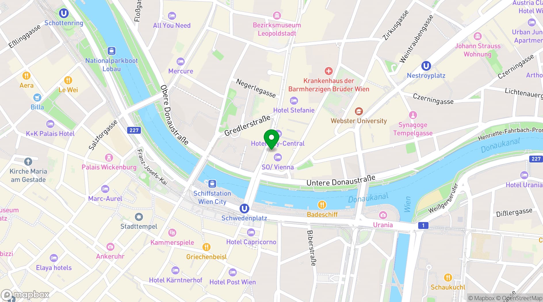 Map showing weXelerate