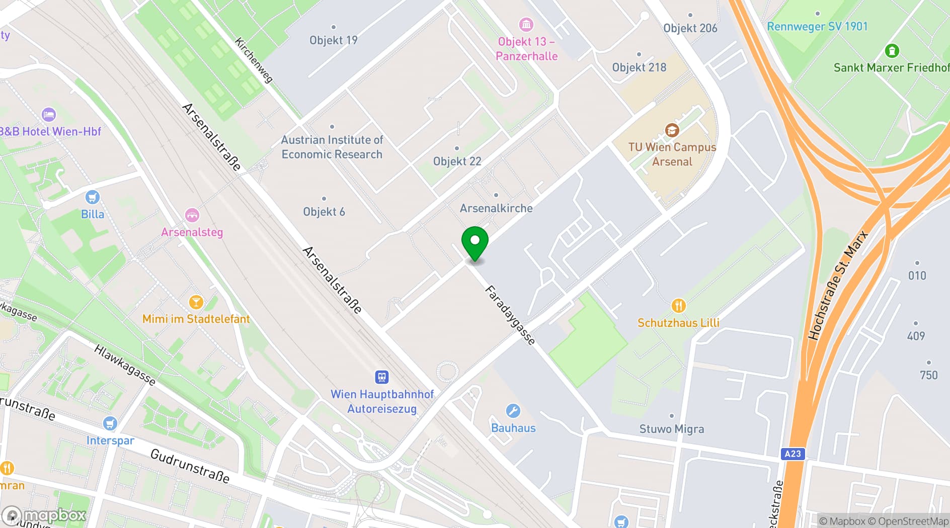 Map showing Stage 3 Veranstaltung GmbH