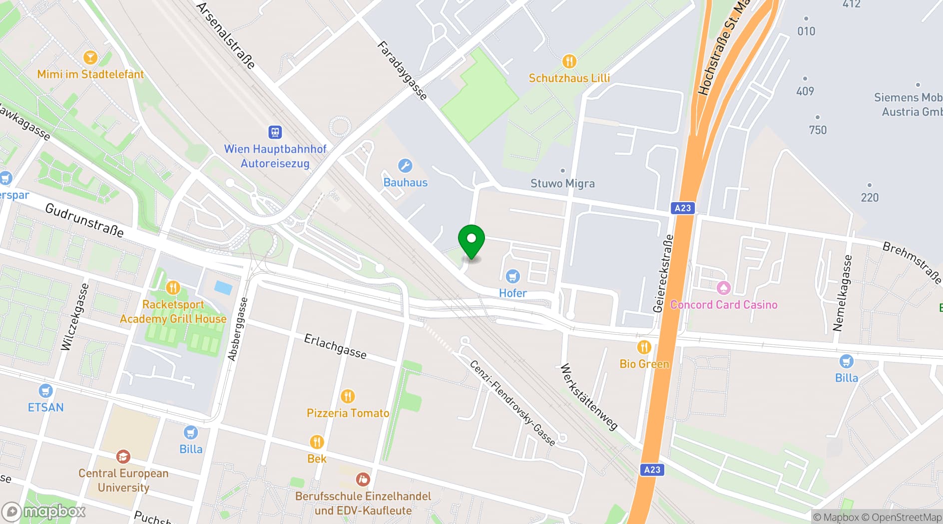 Map showing HOIV