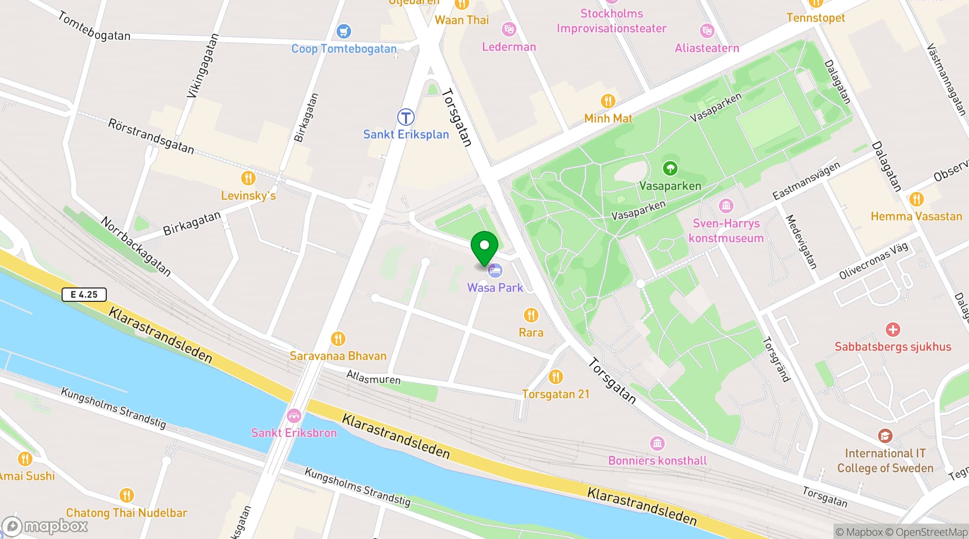 Map showing Portal Restaurant