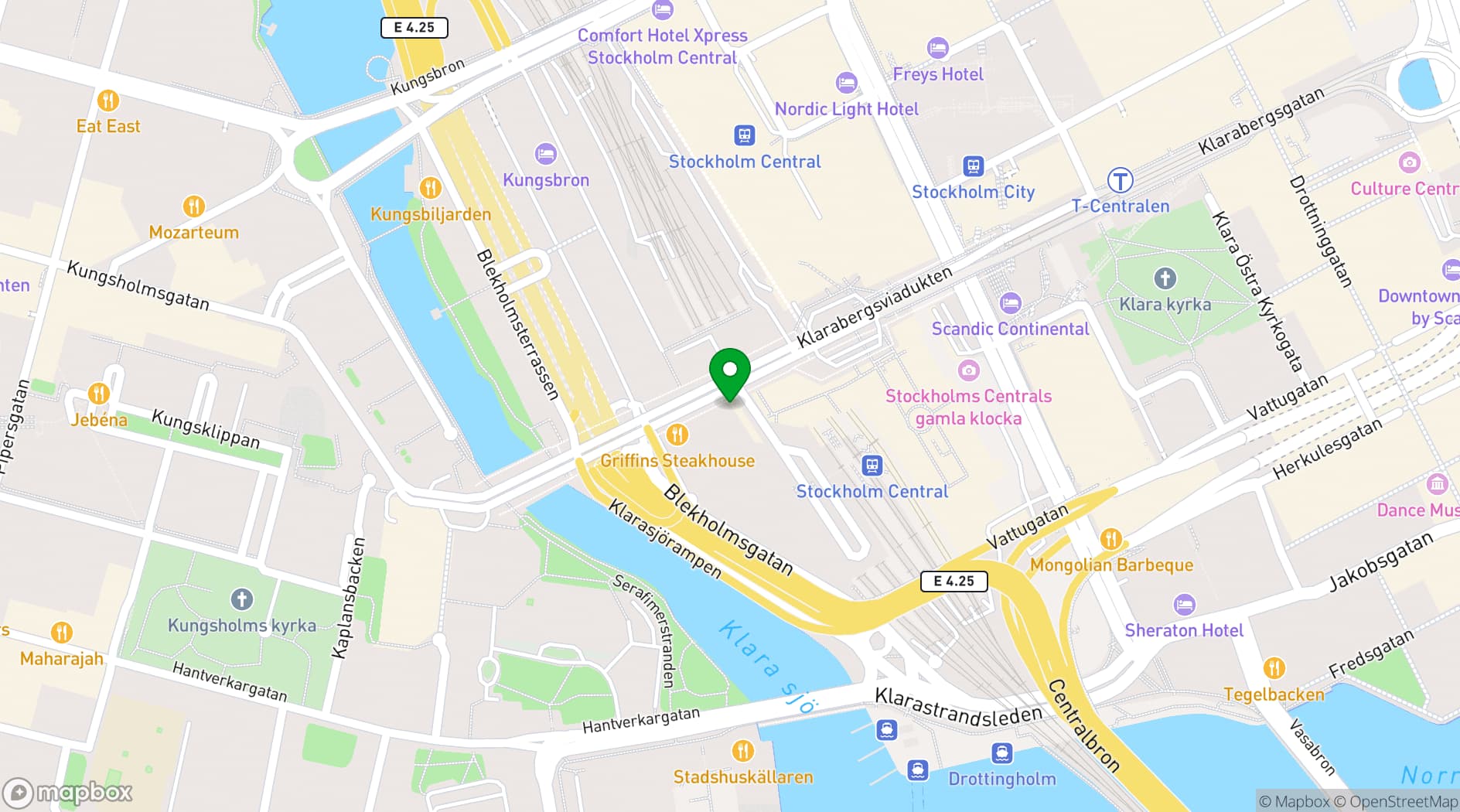 Map showing United Spaces