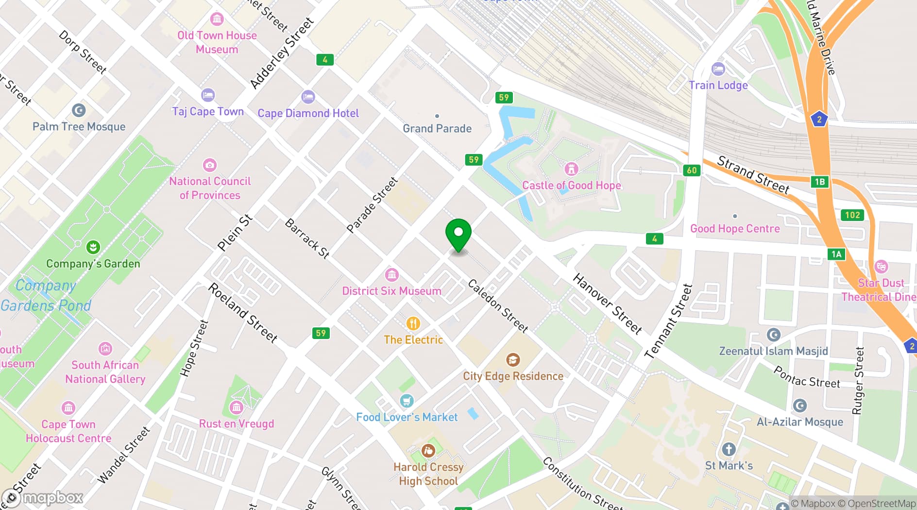 Map showing Saint Champagne Bar & Lounge
