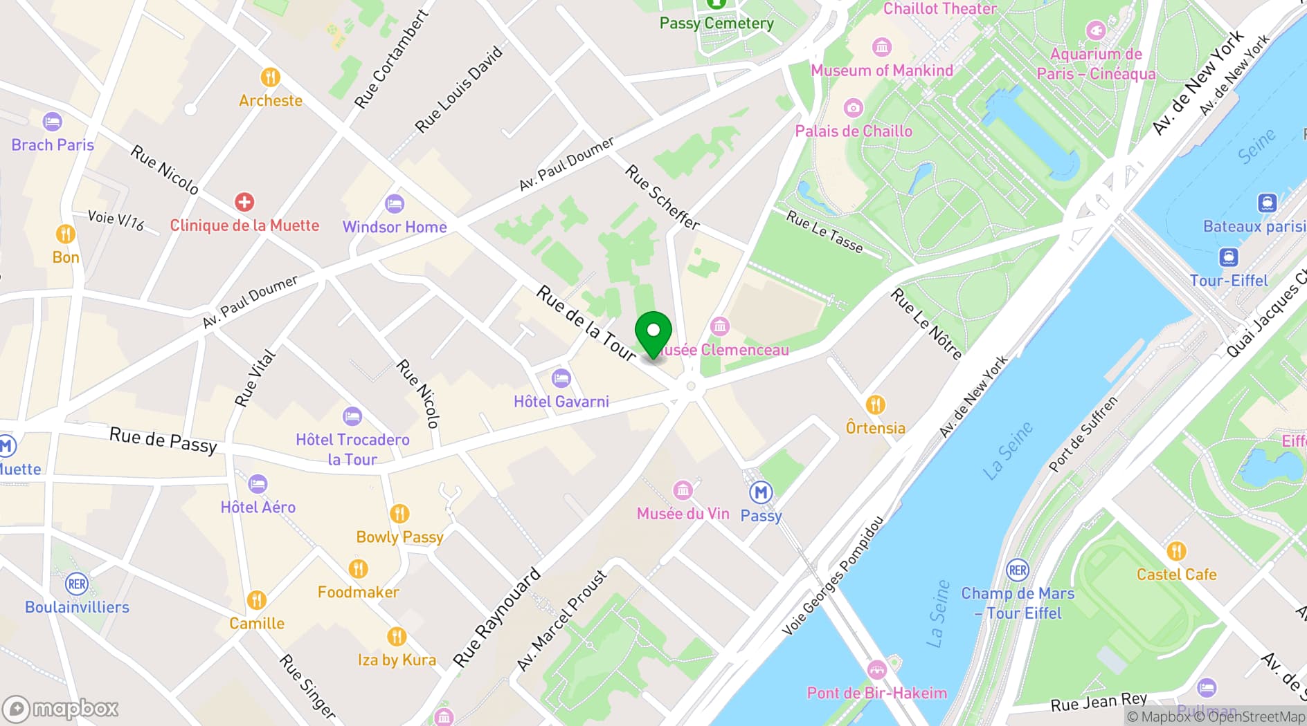 Map showing Maison FL