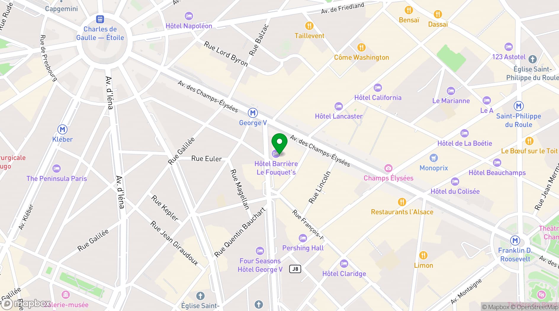 Map showing Le Marta