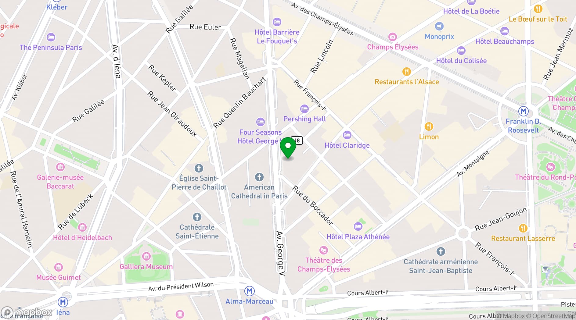 Map showing Auditorium