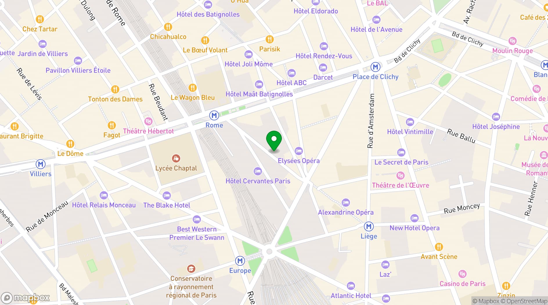 Map showing Mayflower