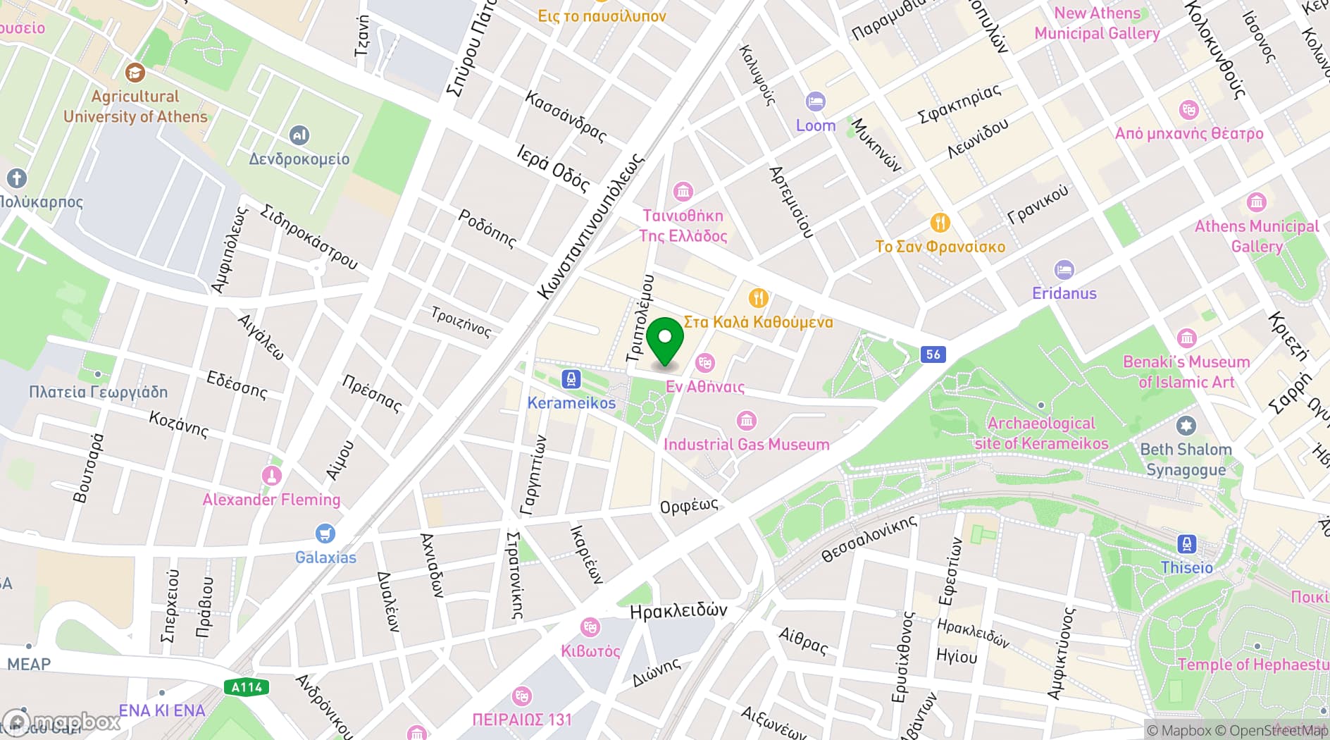 Map showing Gazarte