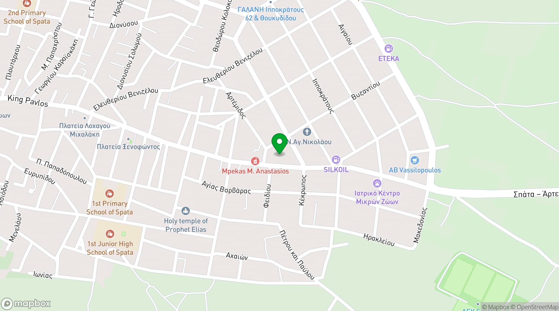 Map showing Metropolitan Expo