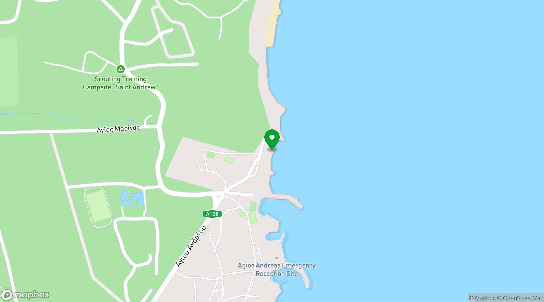 Map showing Sea Soul