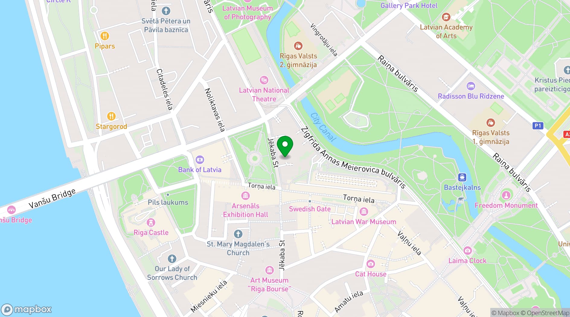 Map showing Harper Woolf