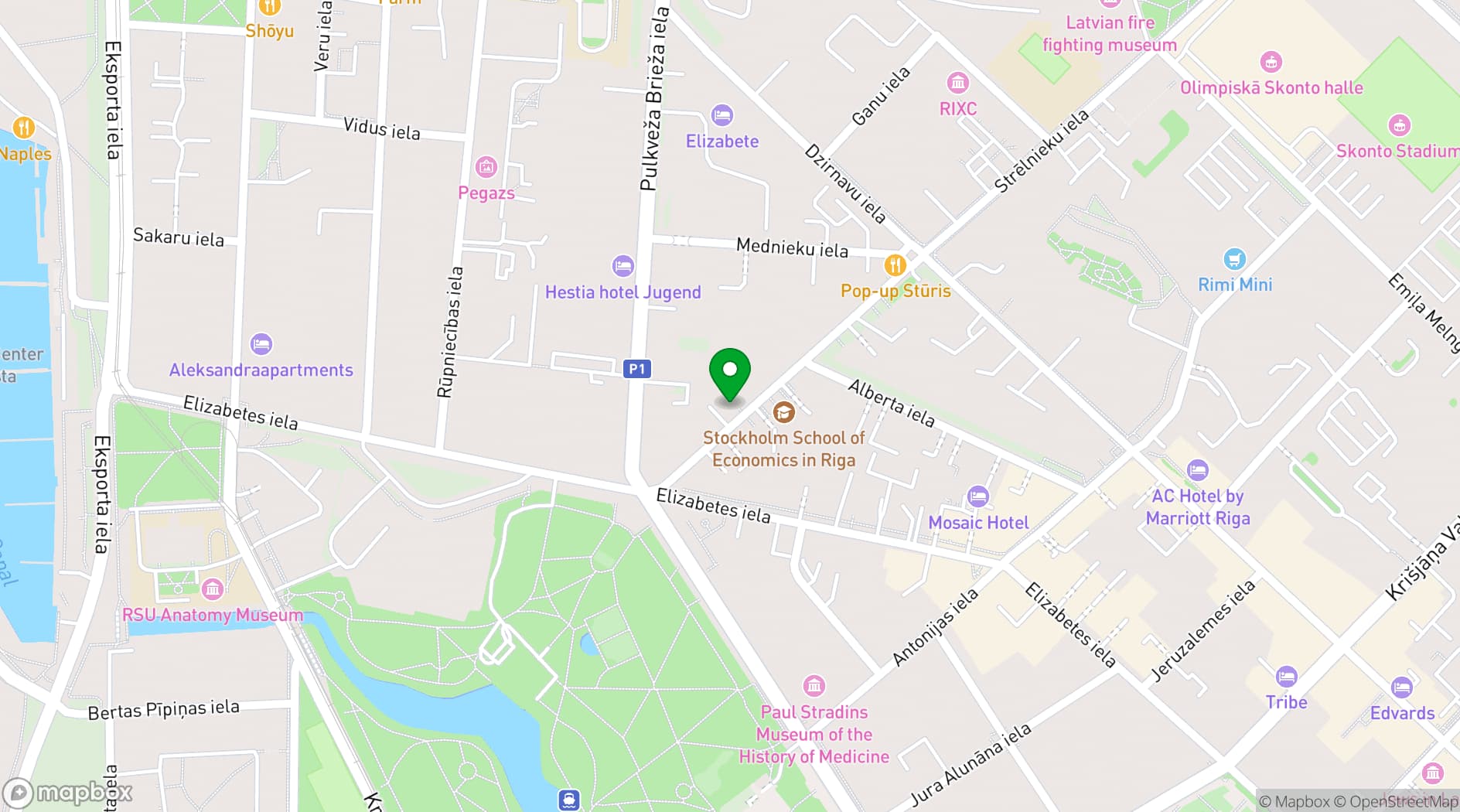 Map showing Cloud Nine