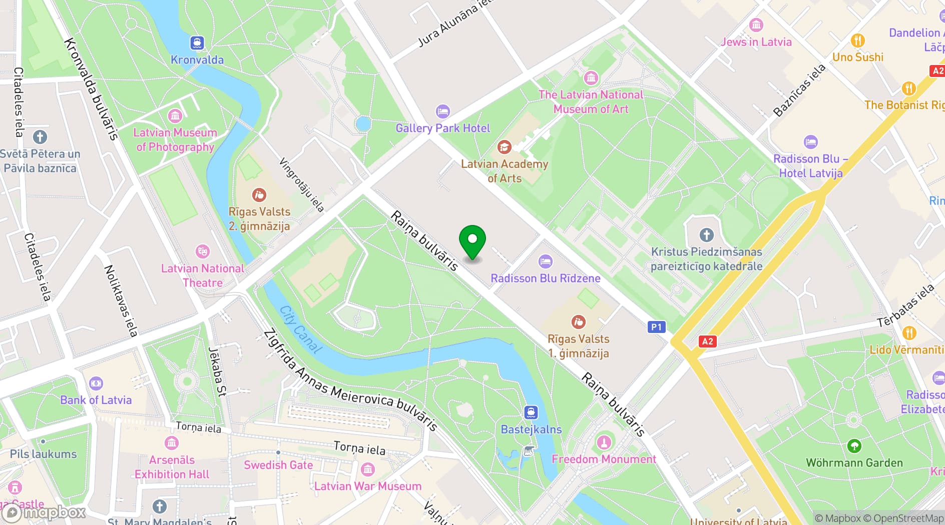 Map showing Grand Poet Hotel