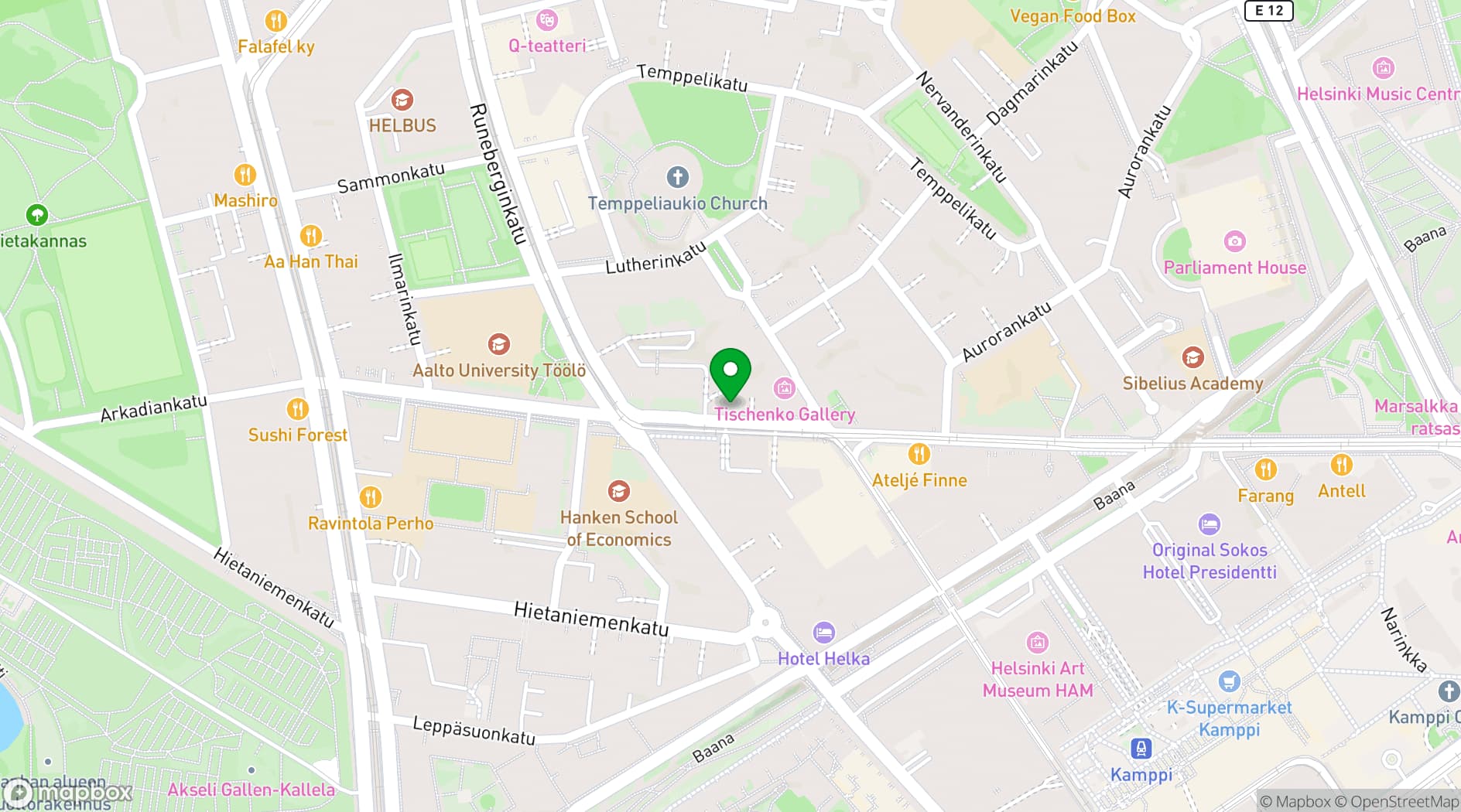 Map showing Hoshito Oy