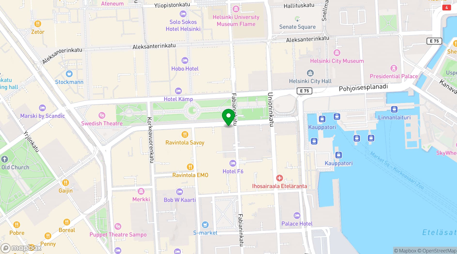 Map showing Pompier Espa