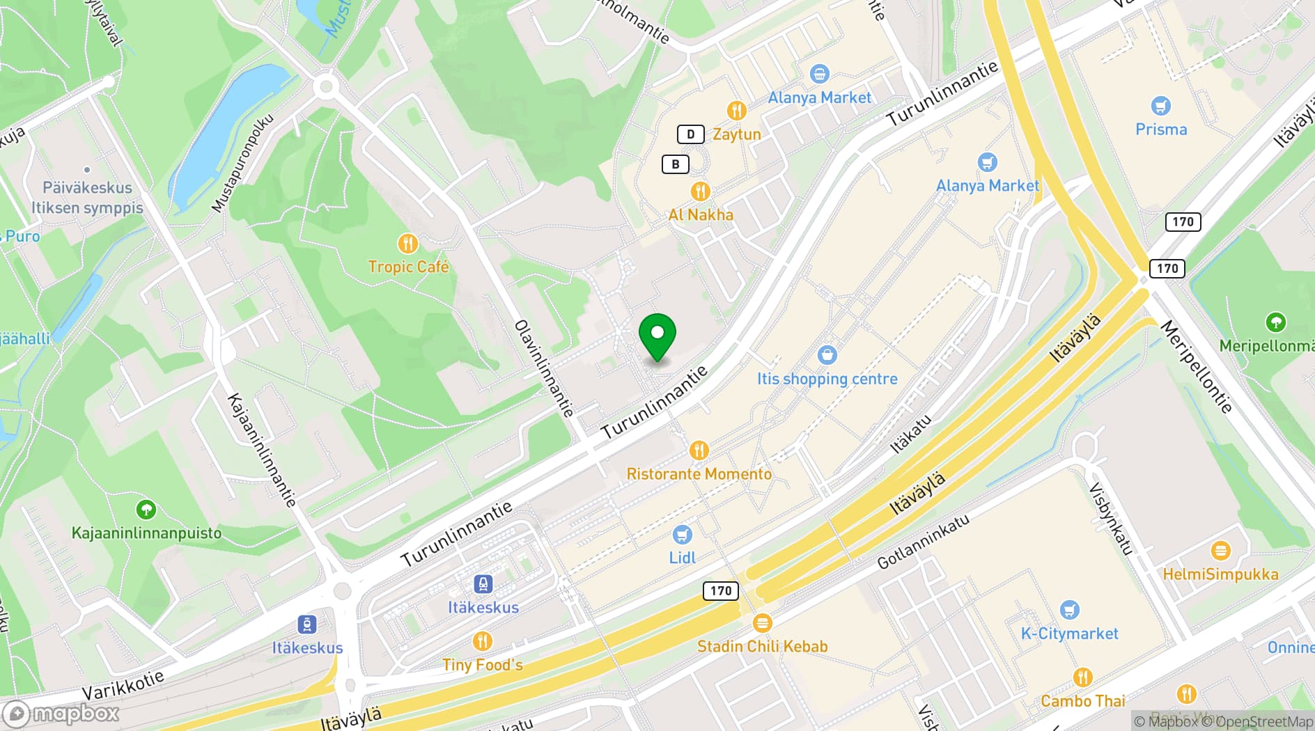 Map showing Stoa