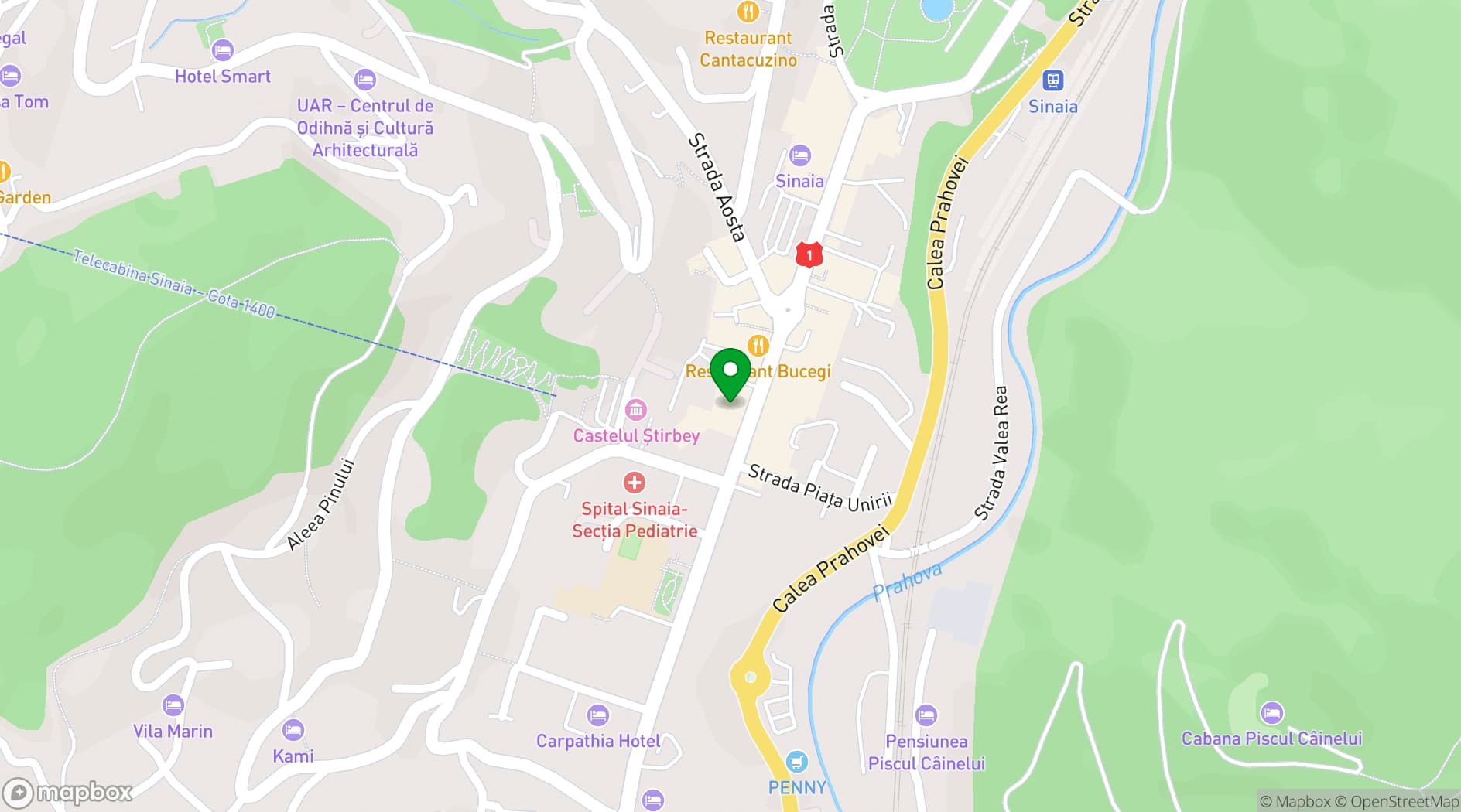 Map showing Hotel Alexandrion Experience