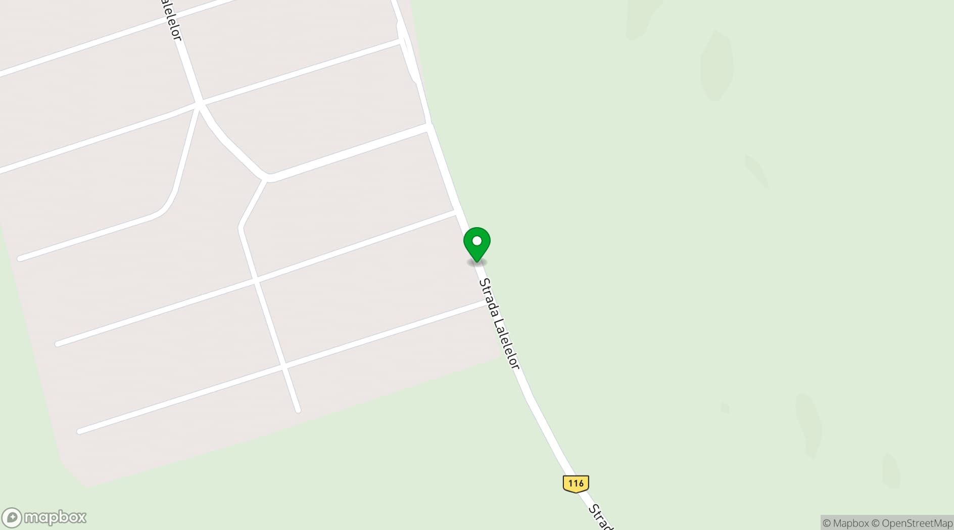 Map showing Casa Sânziana