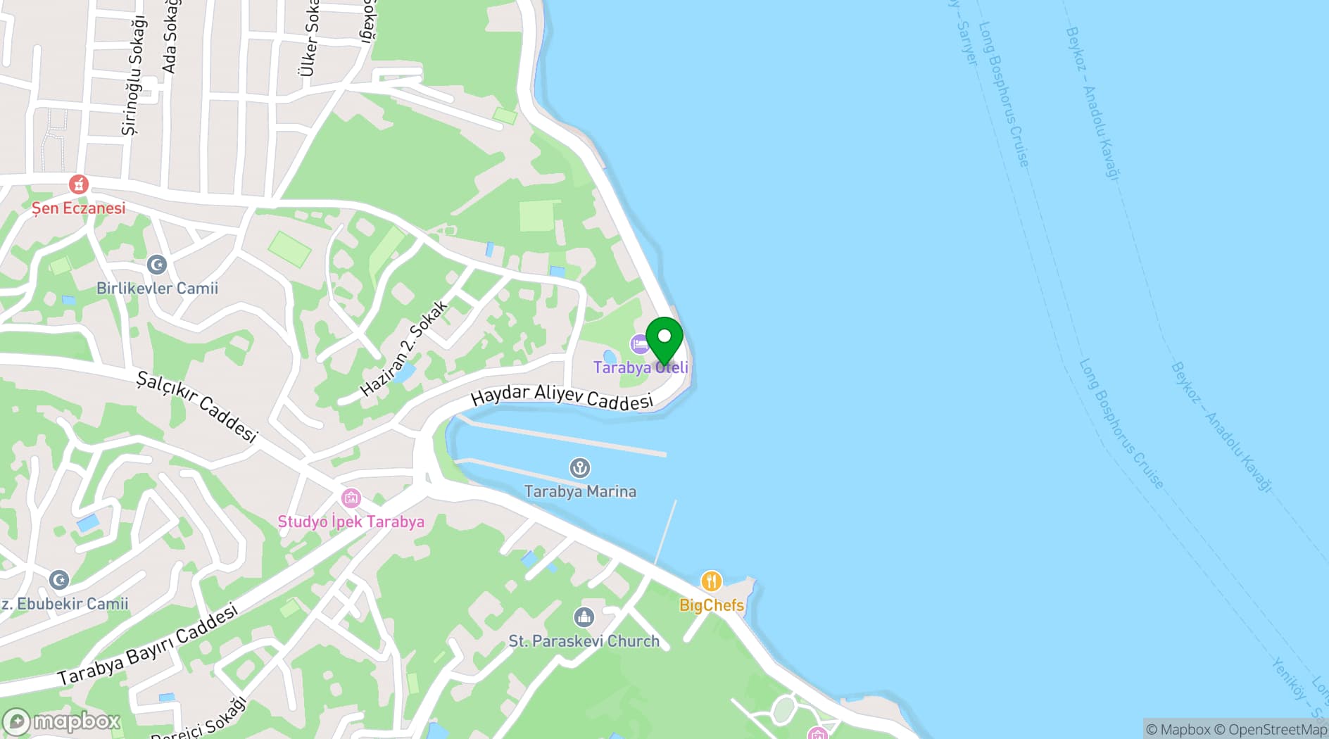 Map showing T Lounge