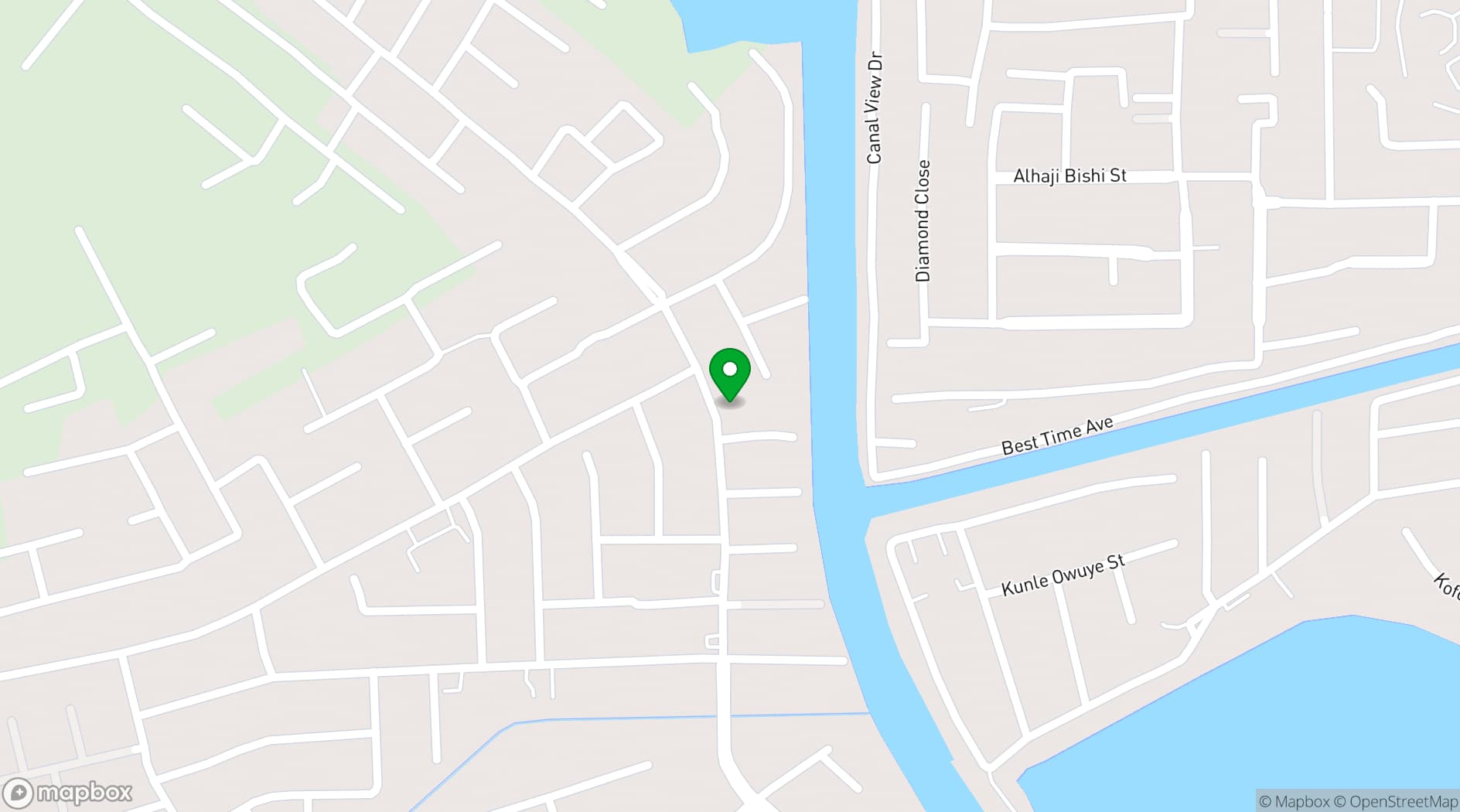 Map showing Brighams Suites