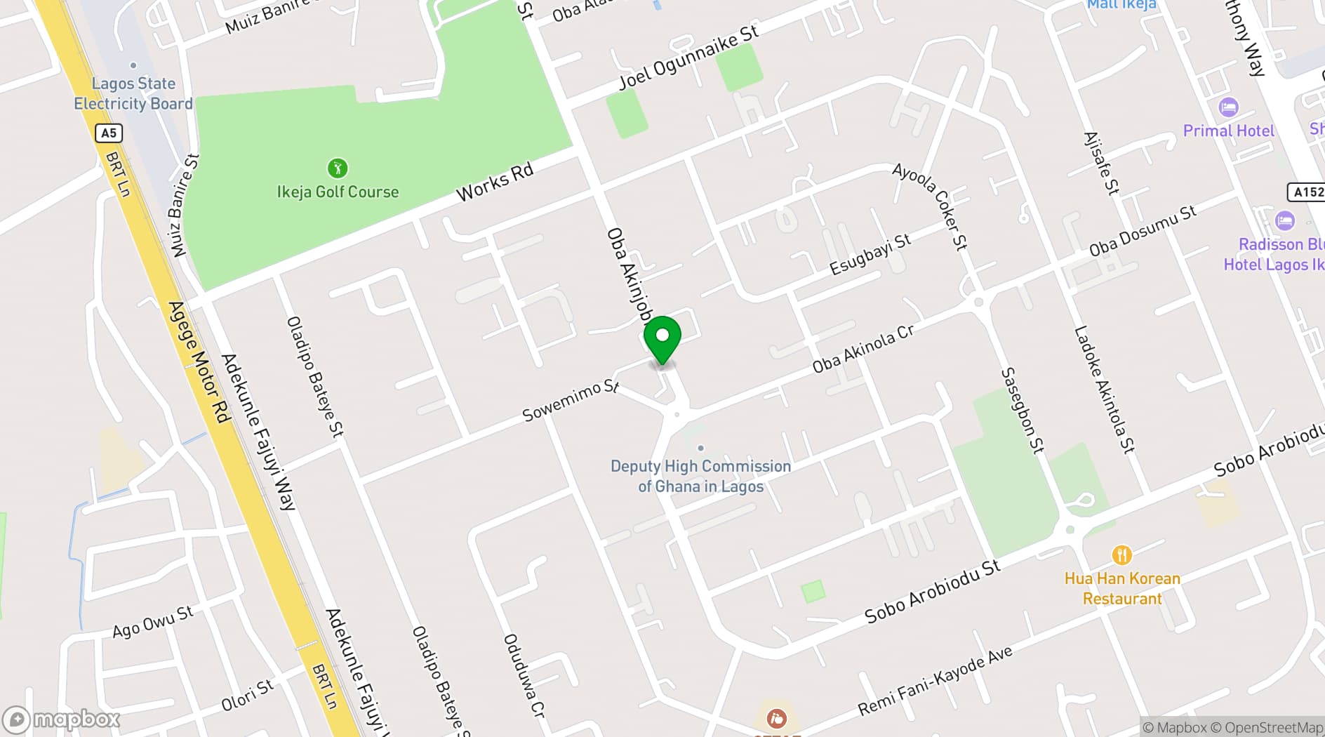 Map showing The Providence