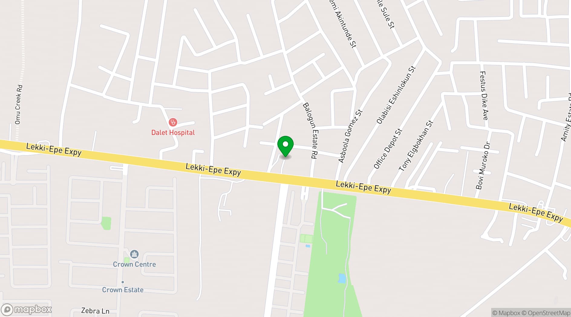 Map showing Mambillah Hotel