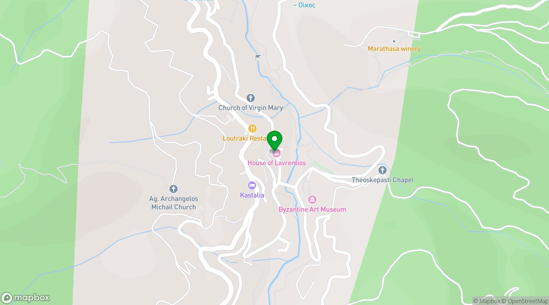 Map showing Casale Panayiotis
