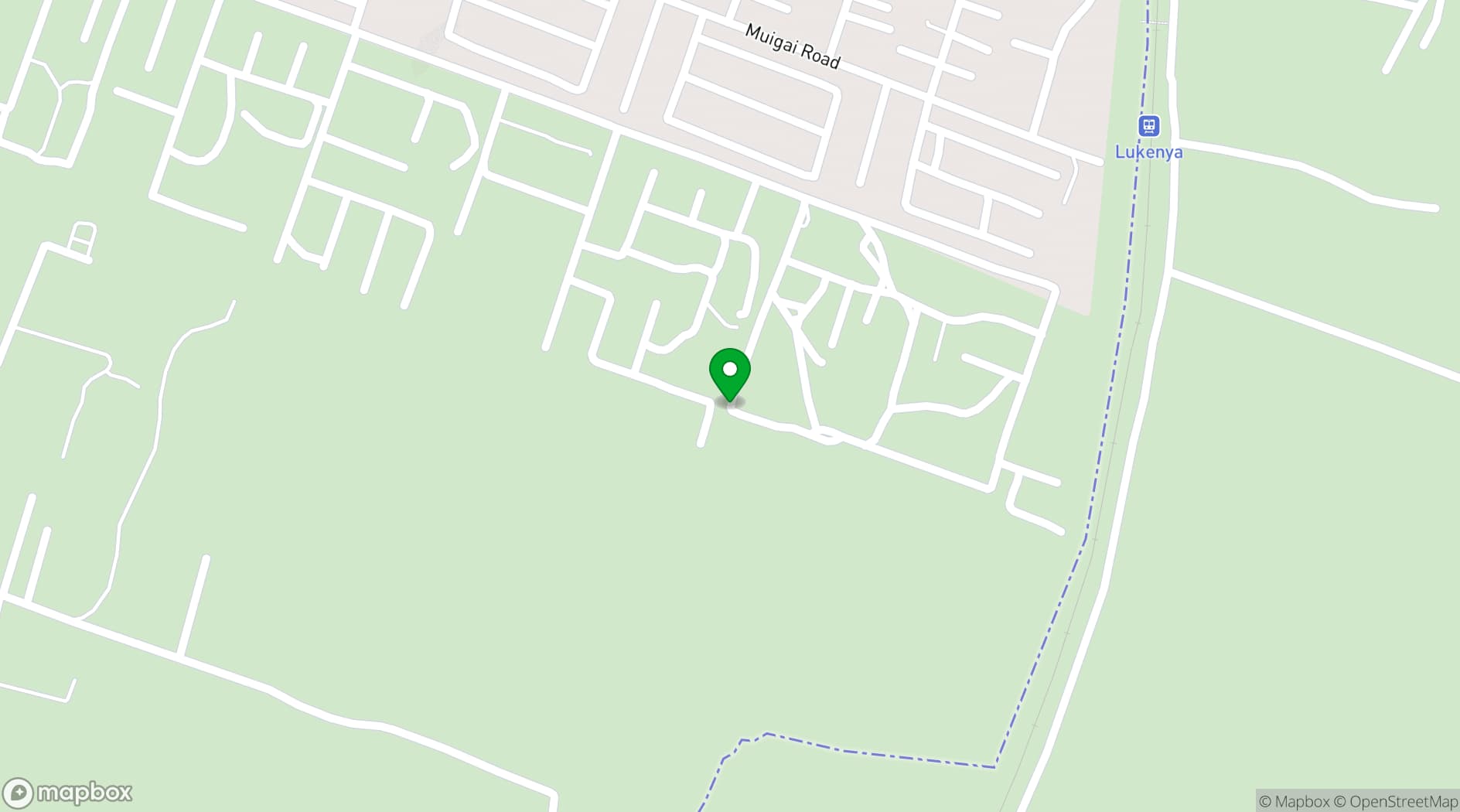 Map showing Galaxy Resort Kitengela