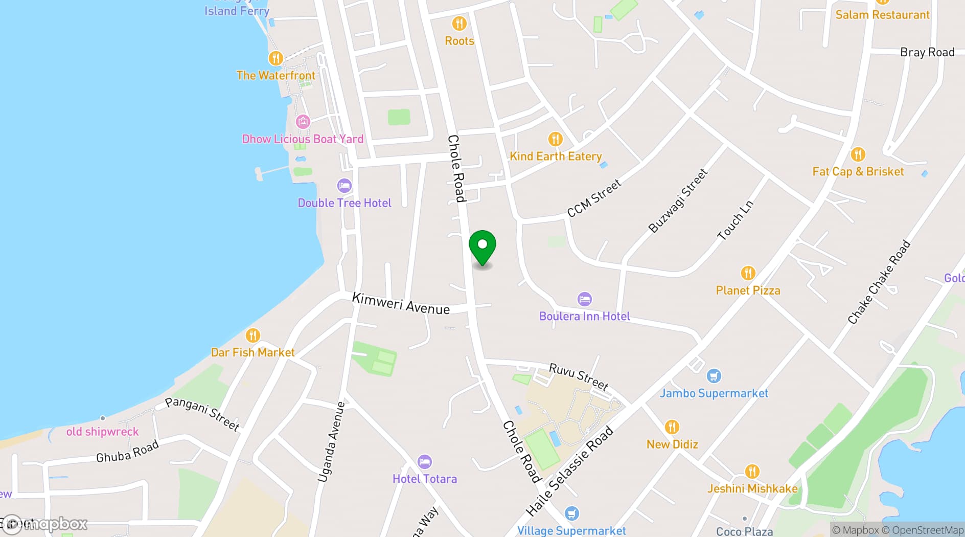 Map showing The Top by 1245