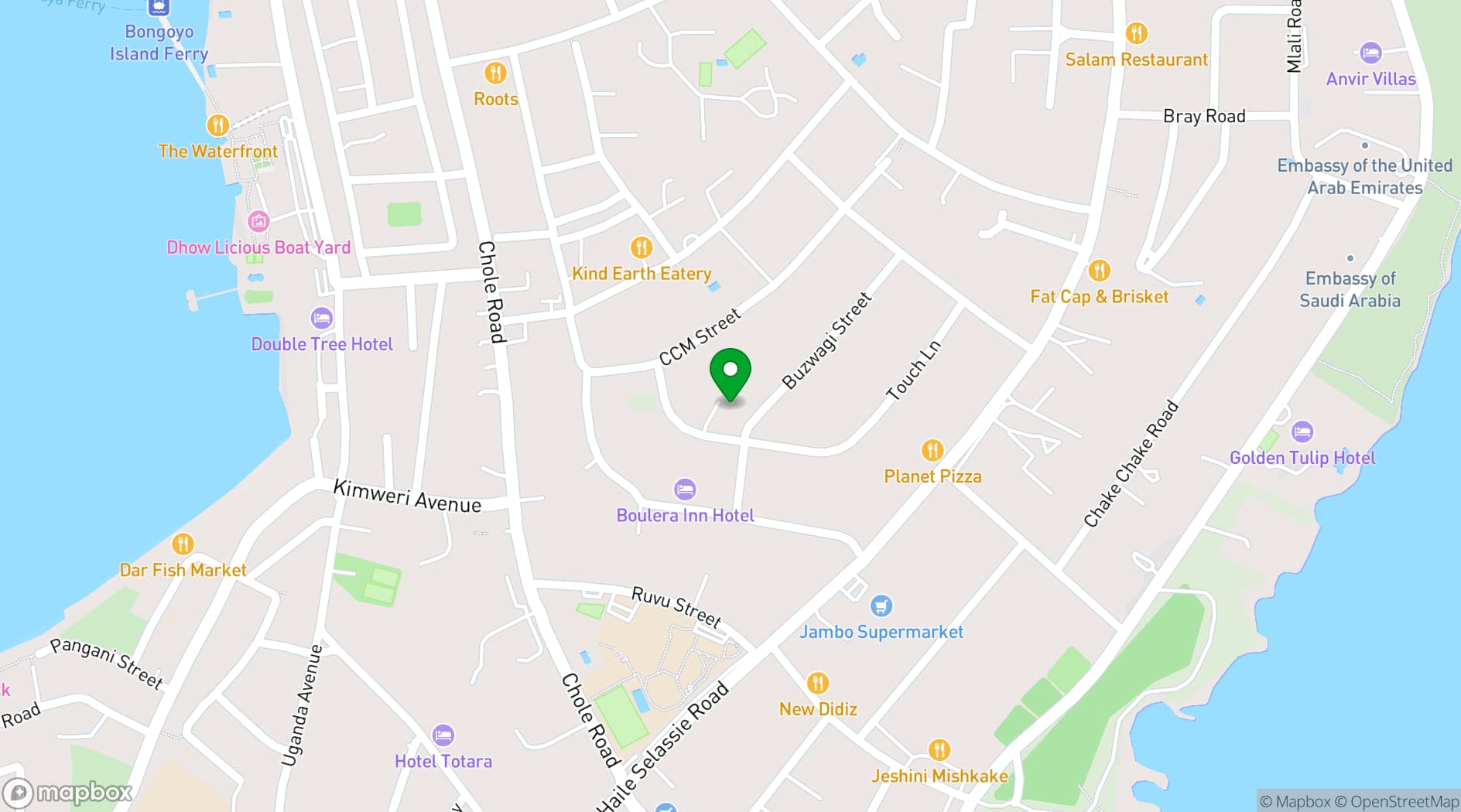 Map showing Sea Cliff Court Hotel & Luxury Apartments