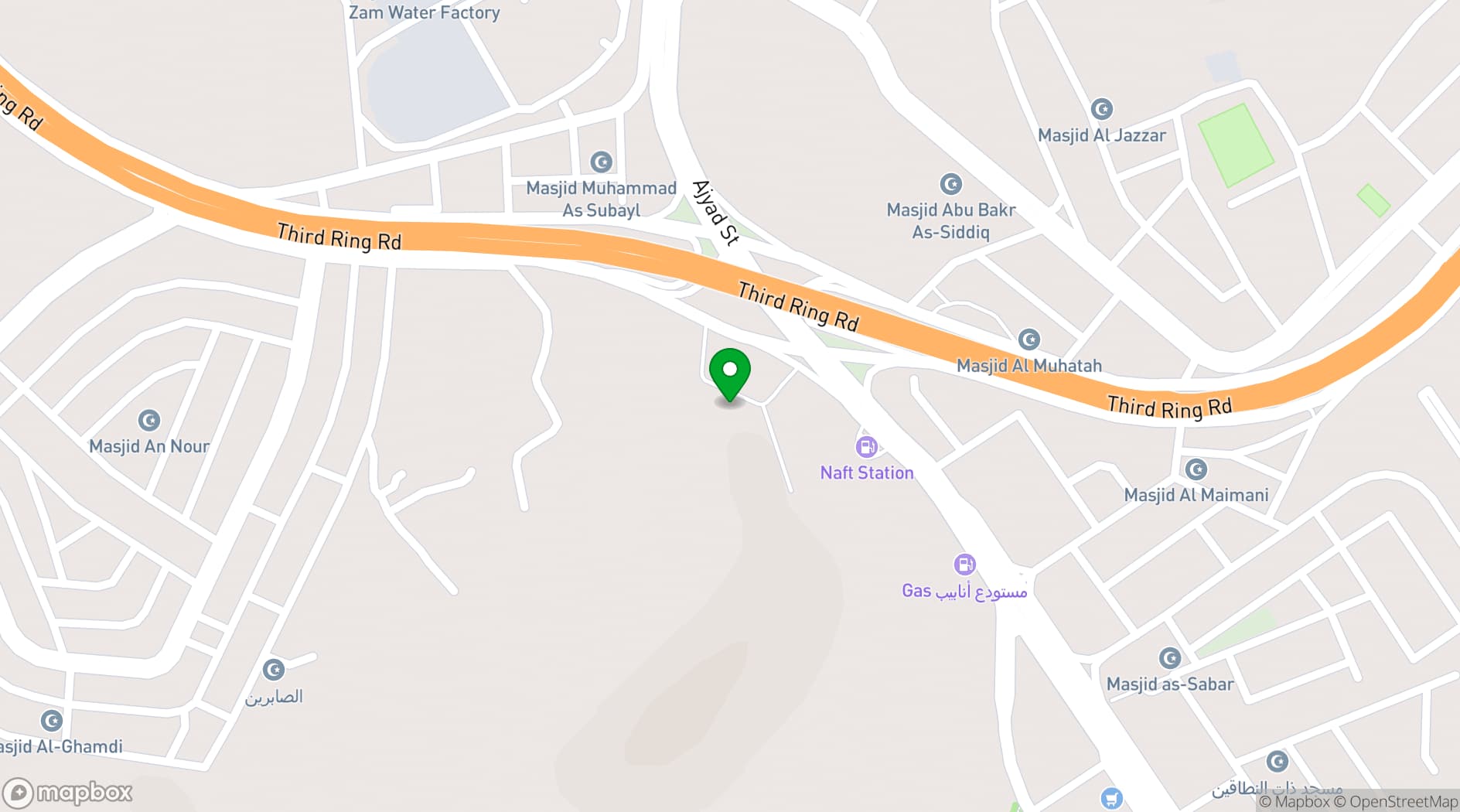 Map showing Al Joud Boutique Hotel, Makkah Al Mukarramah