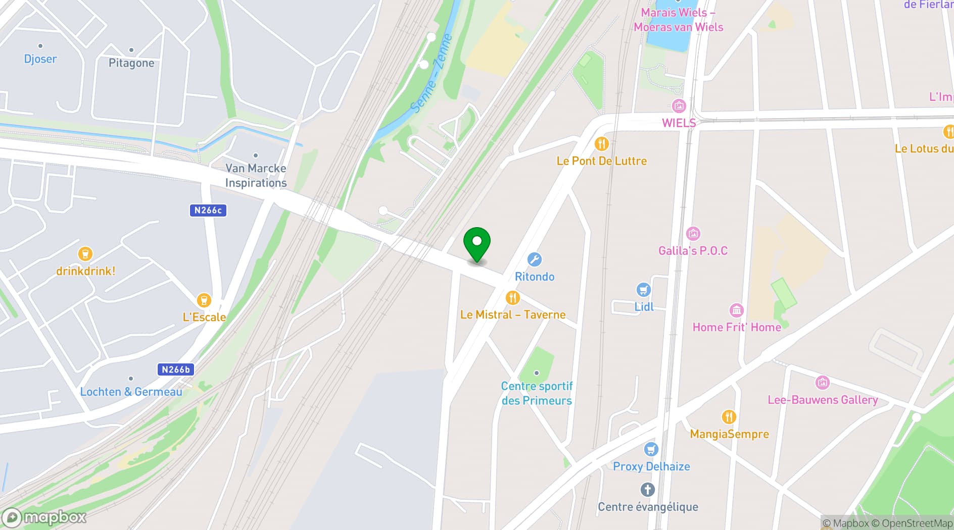 Map showing Wild Gallery