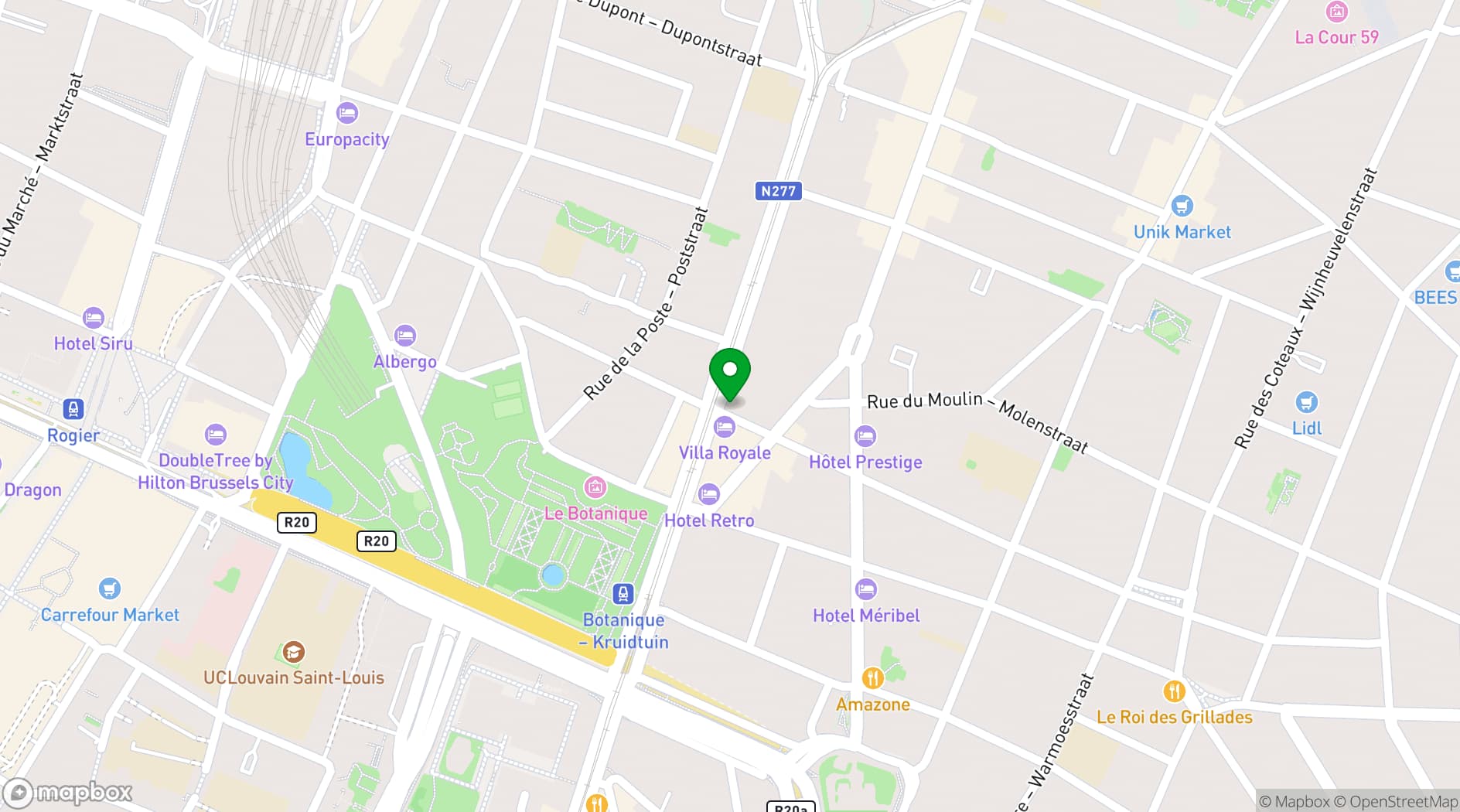 Map showing The Liman Hotel