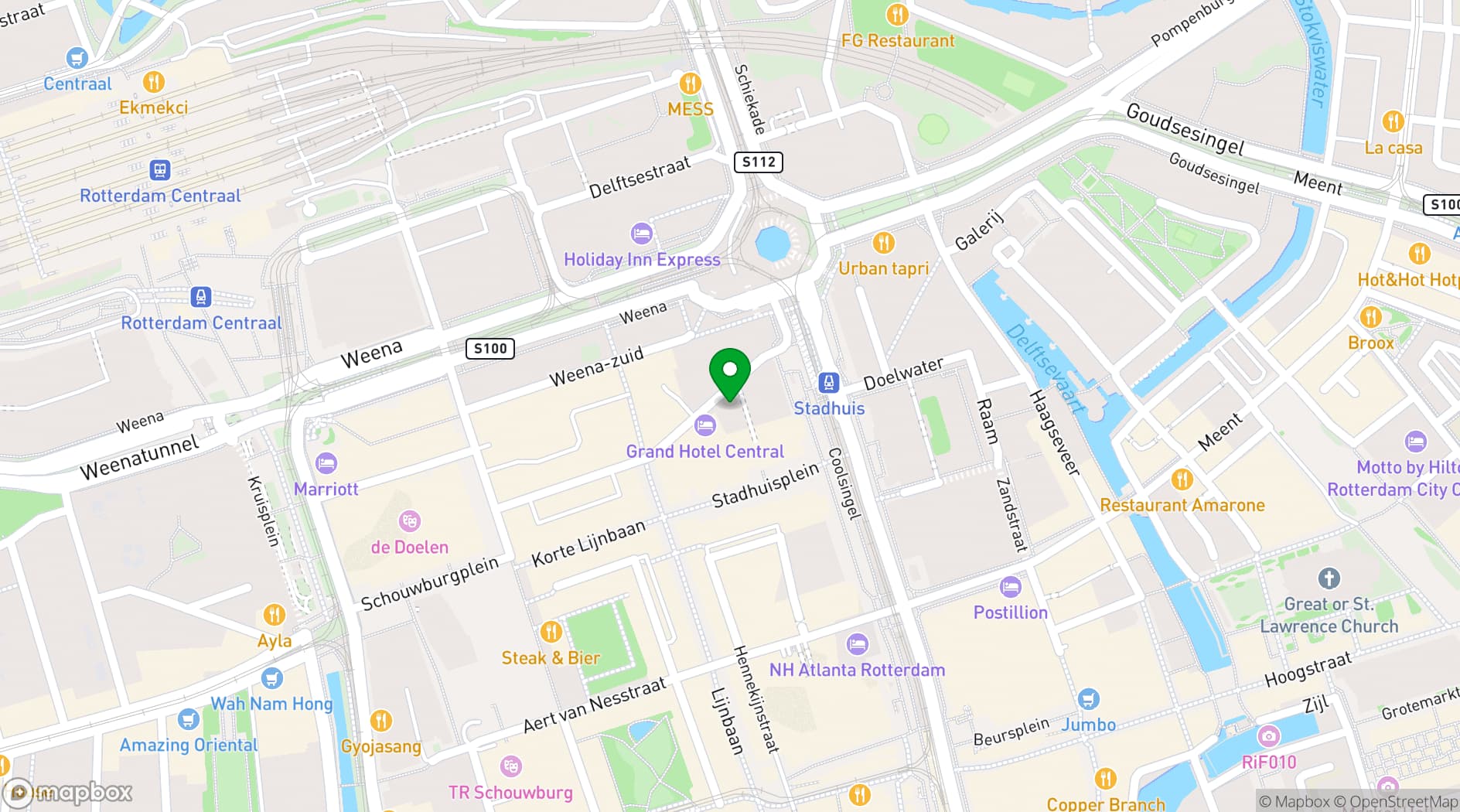 Map showing Oude Luxor Theater
