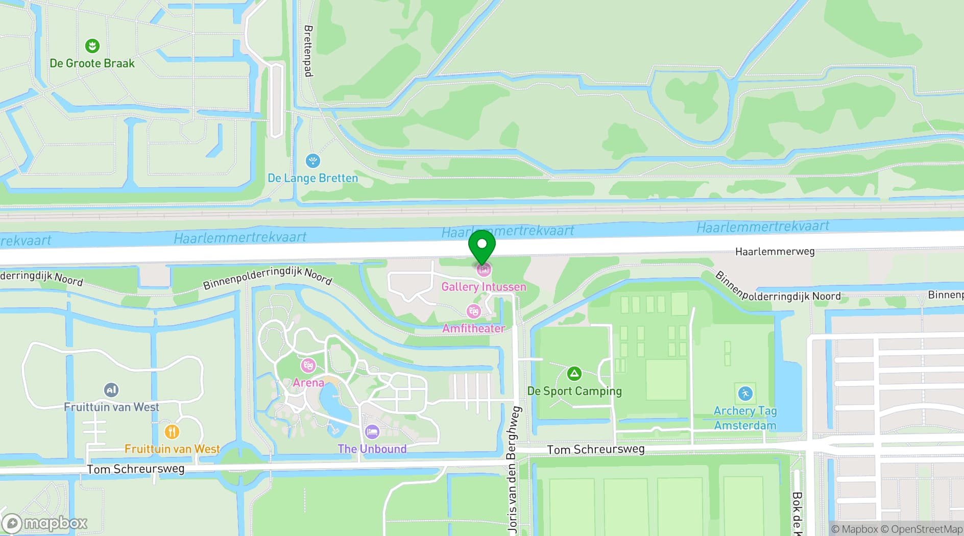 Map showing Gallery Intussen