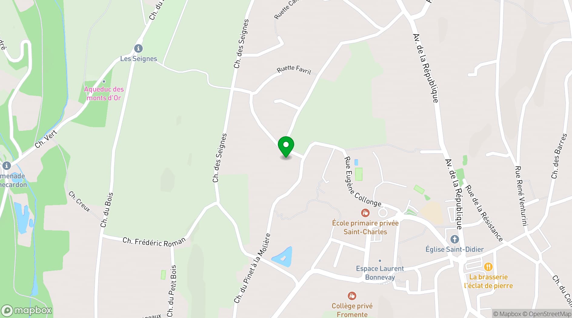 Map showing Studio Casa