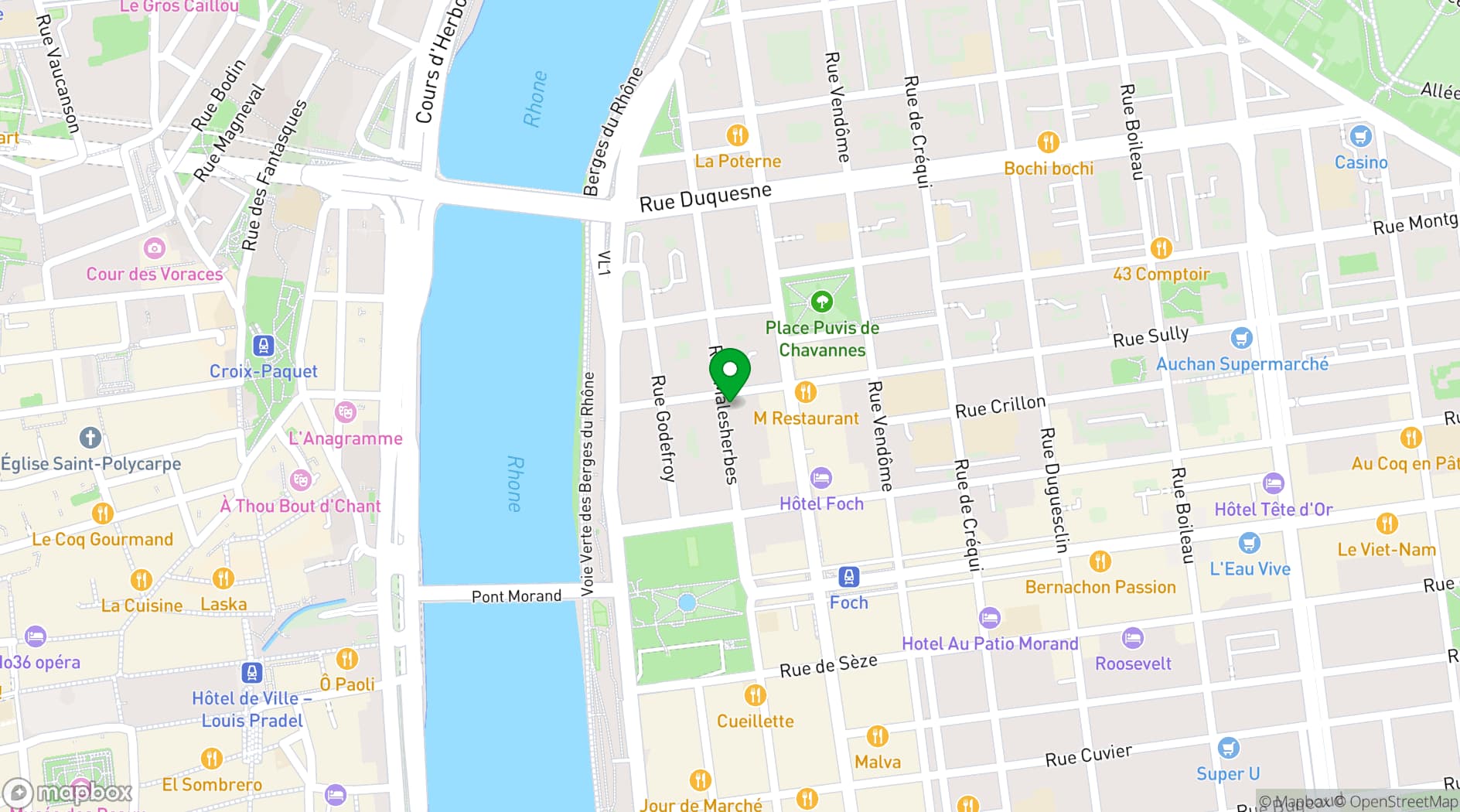Map showing Takao Takano Restaurant