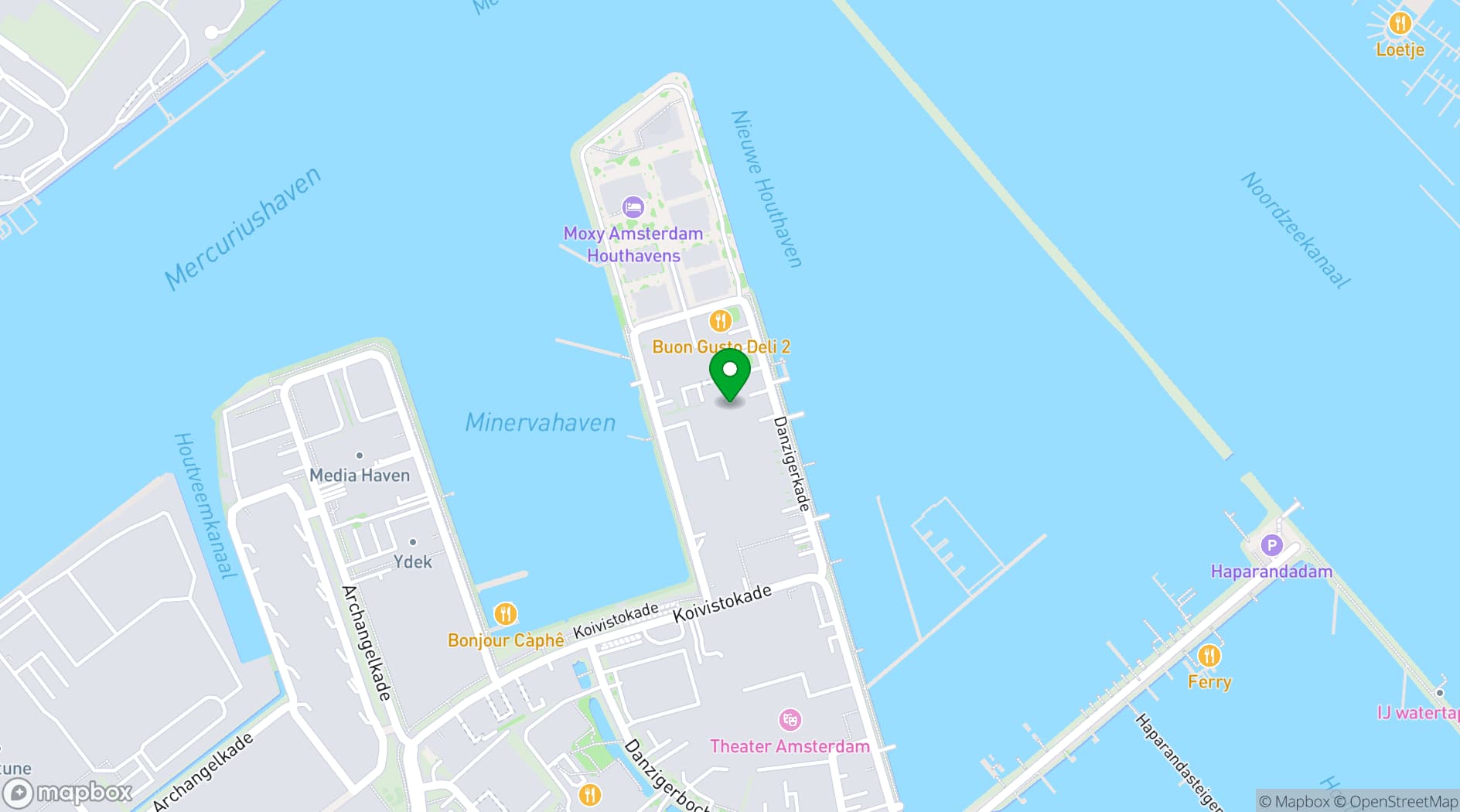 Map showing Omnia Retail