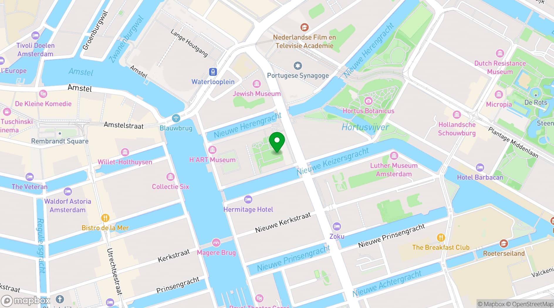 Map showing Dignita Hoftuin