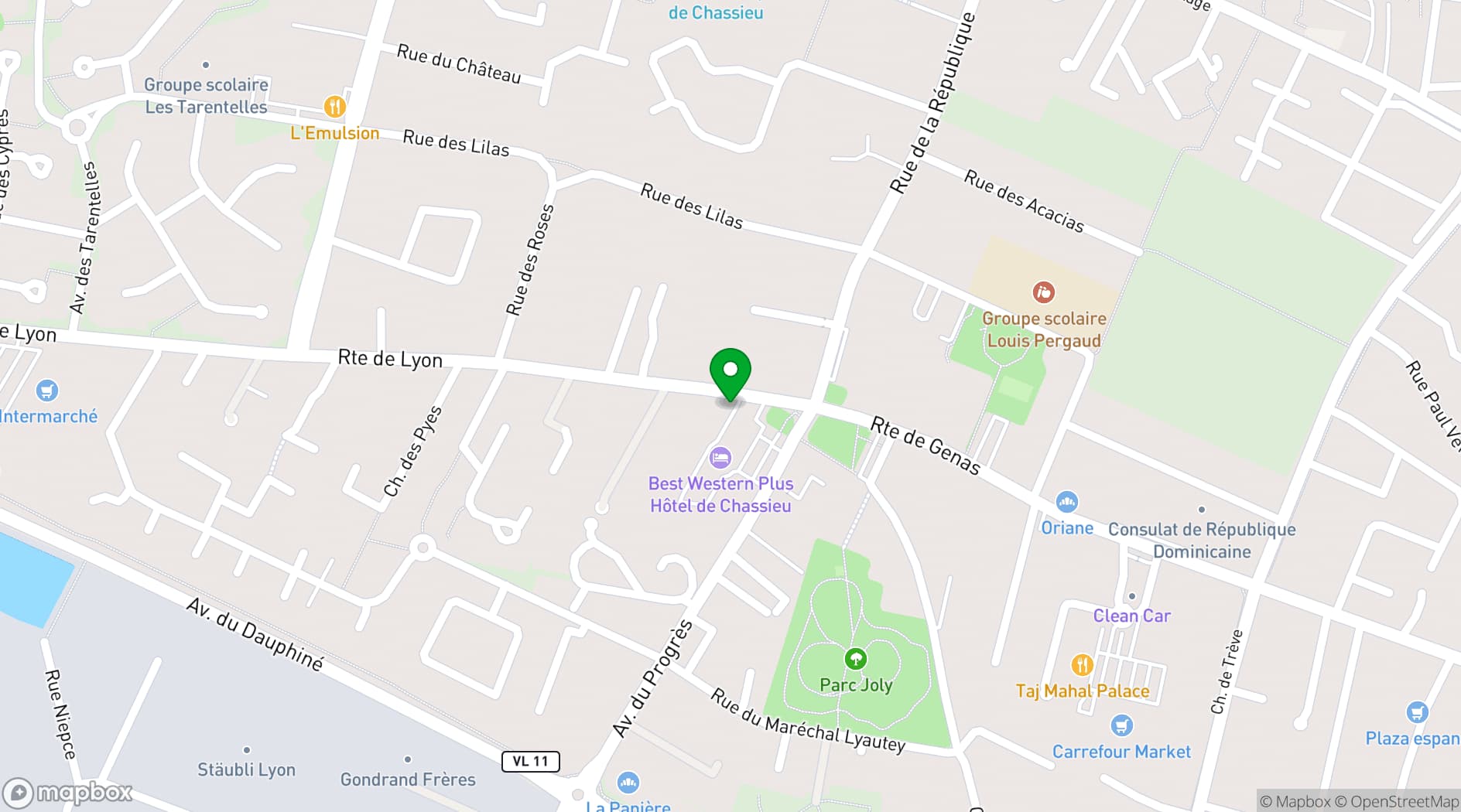 Map showing Mona Collection